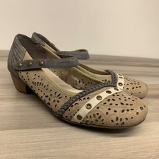 Rieker Mariah 41756 Shoes Womens Size 7 - 7.5 EU 38 Antistress Heels Closed Toe