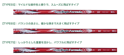 PING NSPRO Regio Formula M X65 シャフト Nippon Shaft N.S.PRO Regio Formula M Driver Shaft 65 Flex S 46in