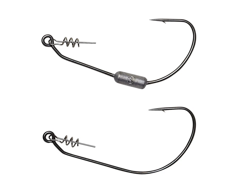 Savage Gear Weedless BLN #6/0 Black Nickel Barbed Hameçons pour leurres - Photo 1/1