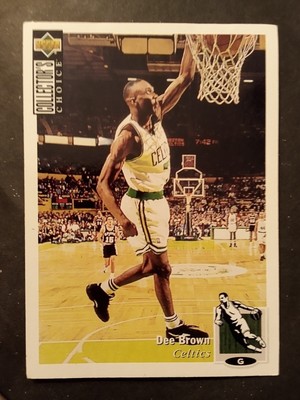 1994-95 Collector's Choice Silver Signature Dee Brown #270 Boston Celtics