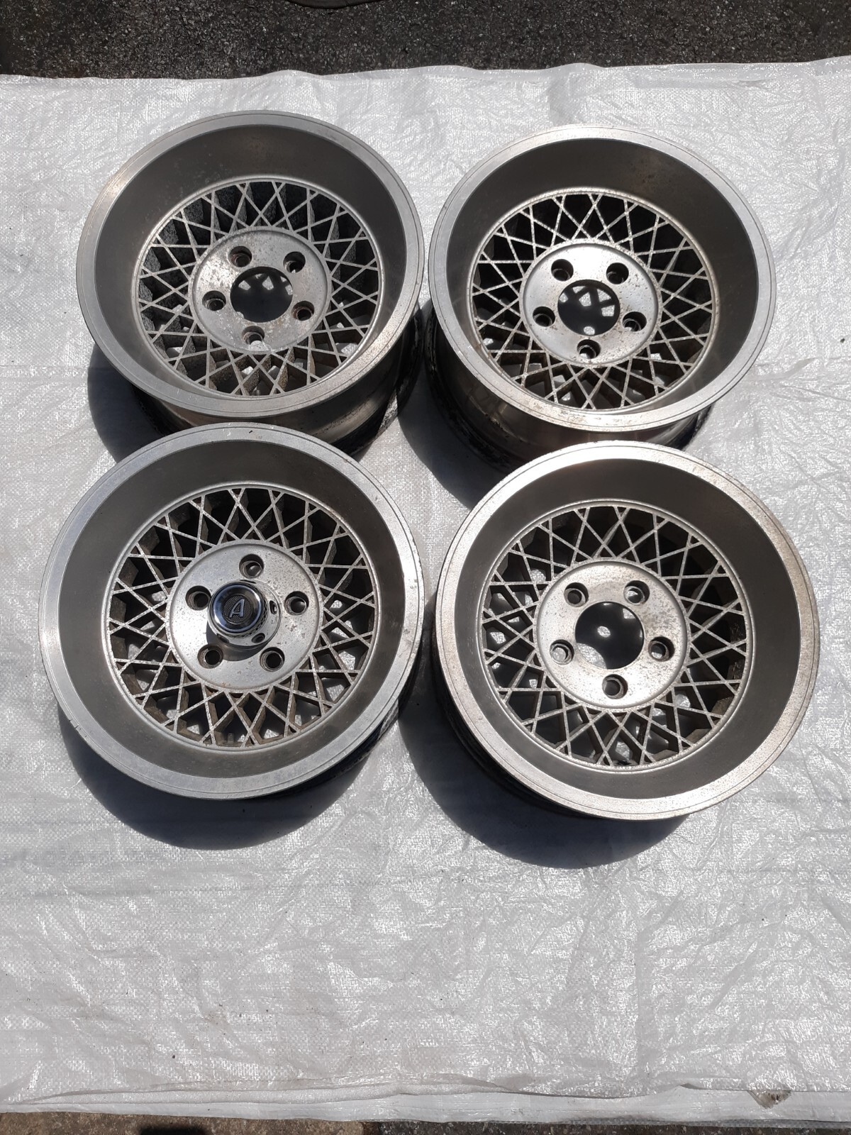 Appliance 'Wire Mag' Wheels 15x7 Chevy Set eBay