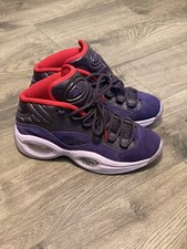 Reebok Iverson Question 3 Ghost Of Christmas Future Purple Sneakers Size 5.5