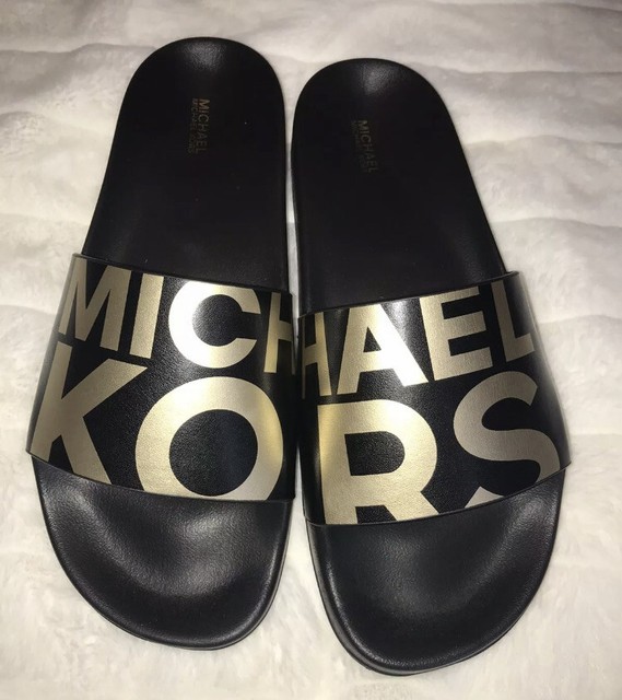 michael michael kors women's gilmore pool slide sandals