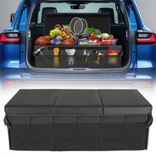 Pu Leather Car Trunk Organizer Foldable Suv Truck Storage Box 4-pocket Cargo Bag Pu Leather Car Trunk Organizer Foldable Suv Truck Storage Box 4-pocket Cargo Bag