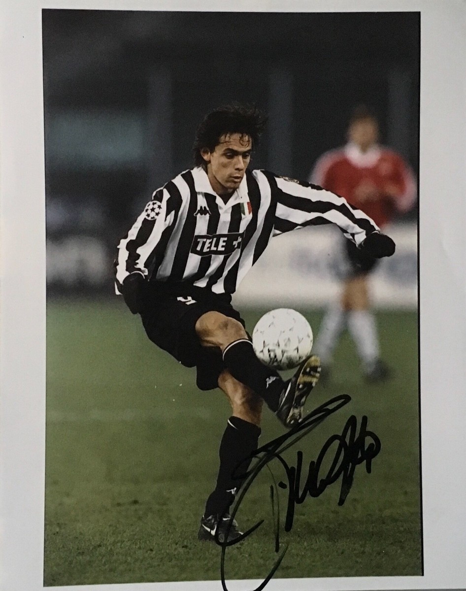 Filippo Inzaghi signed Juventus 10x8 Image C photo UACC