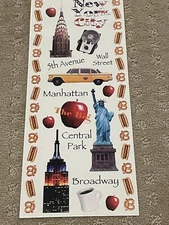Vintage Paper House Sticky Pix New York City Stickers