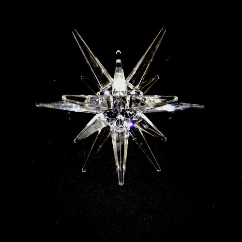 Christmas Star MCM Clear Lucite Meteorite Table Decor Display 6”x8” READ - Picture 5 of 7