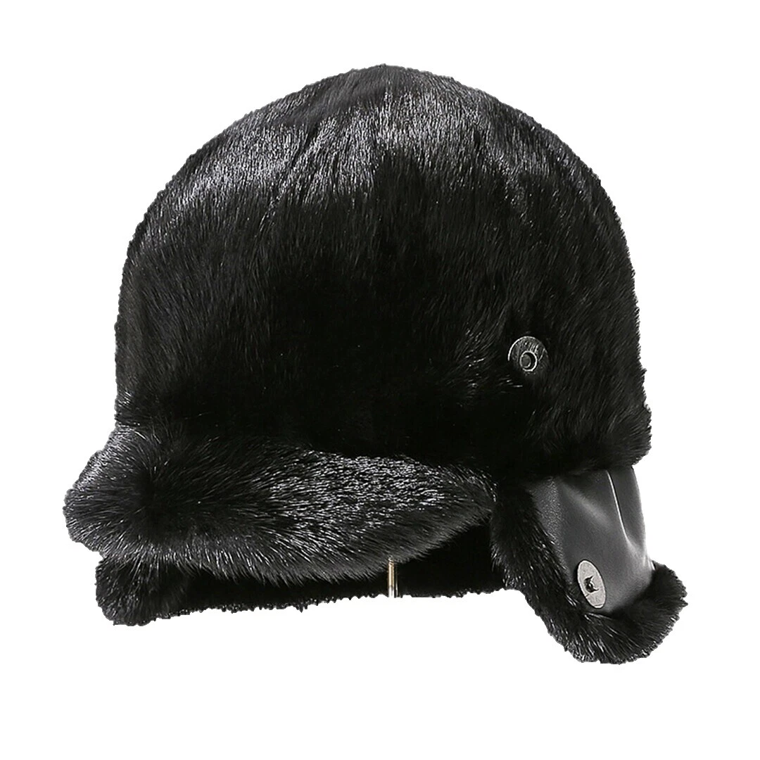 Gorras de béisbol de piel Sombreros Negros para hombres