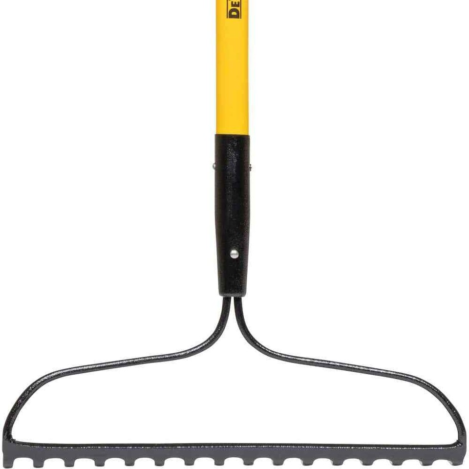 60 in. Fiberglass Handle 16Tine Bow Rake eBay