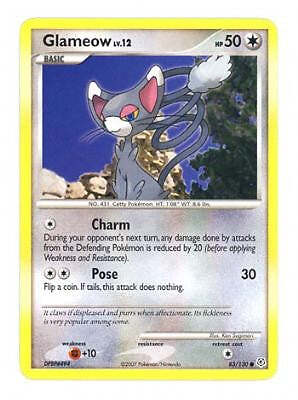 Pokemon Diamond & Pearl  83/130 Common Card - Glameow