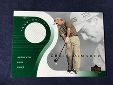 S3-87 GOLF CARD - CHRIS DI MARCO - TOUR THREADS - 2001 UPPER DECK - TT-CD