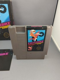 * Excitebike - Round Seal Rev-A (Nintendo NES, 1985) Complete CIB 