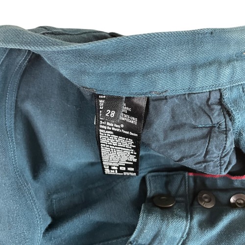 3x1 NYC Mens M3 Slim Selvedge Denim Jeans 30x34 Button Fly Keel Green M3SL10406 - Picture 8 of 11