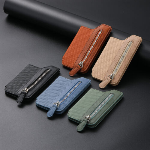 Bus Card Cover Multi-slot Storage Stretchy Stick on Wallet Pocket Credit Card