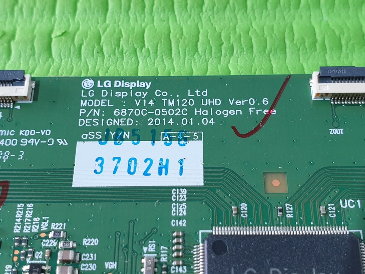 6871L-3702H 6870C-0502C - T-CON Board foLG 49UB830V 49UF695V 49UB820V