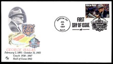 1997 George Halas FDC Legendary Football Coaches HOF 1963 H&H Cachet