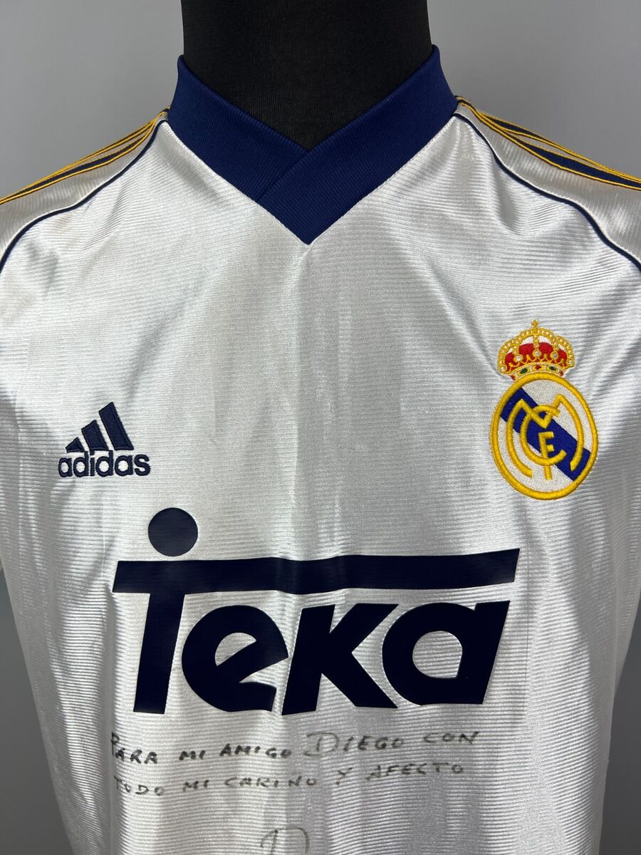Raul Real Madrid Adidas 1998 TEKA Soccer Jersey M for Sale in Stickney, IL  - OfferUp