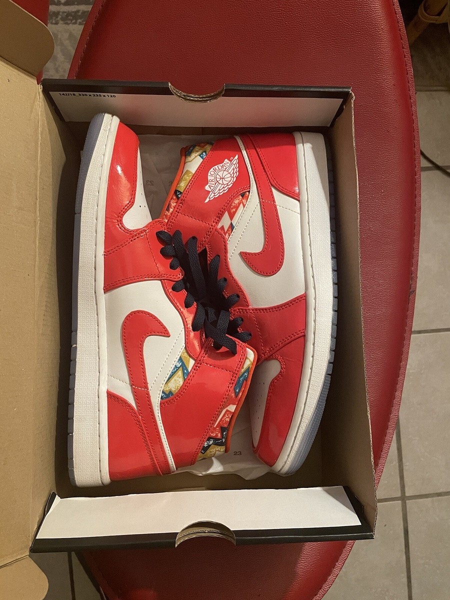 Size 11 - Jordan 1 Mid SE Barcelona Sweater 195243077695| eBay display picture 3