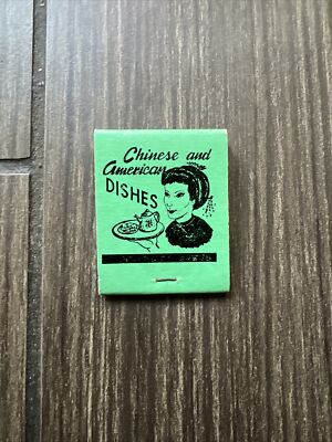 Vintage Chinese And American Kin Hong Low Chinese Restaurant Ohio ...