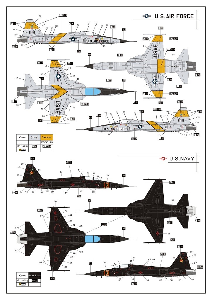 No271 1/72 Northrop F-5E Tiger Ⅱ Amazon.com: Hobby Master Northrop F-5E Tiger II 19 Squadron