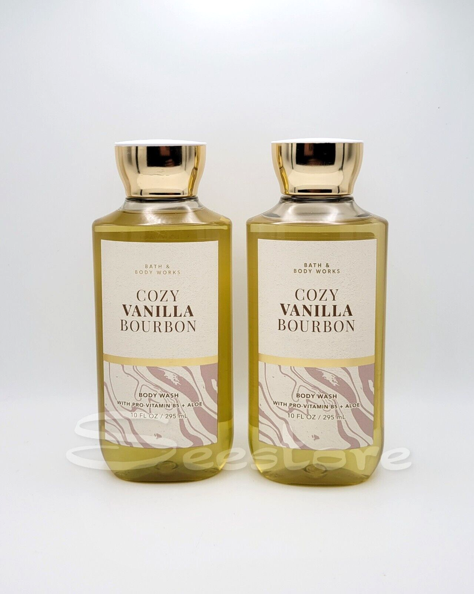 Bath & Body Works Cozy Vanilla Bourbon Shower Gel Body Wash 10 fl