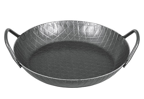 Pfanne 28 Cm Hoher Rand 2 Griffe Eisenpfanne Turk geschmiedet, 65930, 2 Griffe, 28 cm, 43mm hoher Rand