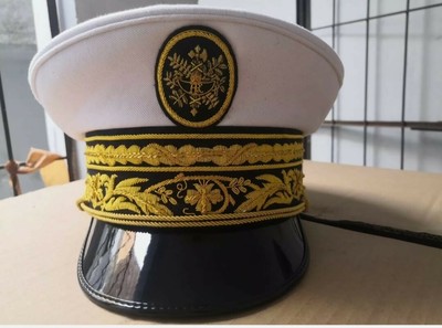 FRENCH NAVY PEAK CAP VISOR HAT NATIONAL 