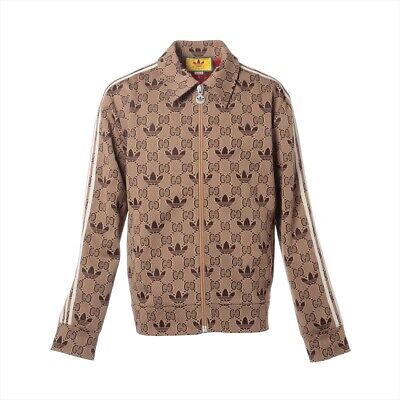 Gucci x Adidas GG Polyester Jacket L Men's Beige×Brown Gucci x Adidas GG Polyester Jacket L Men's Beige×Brown