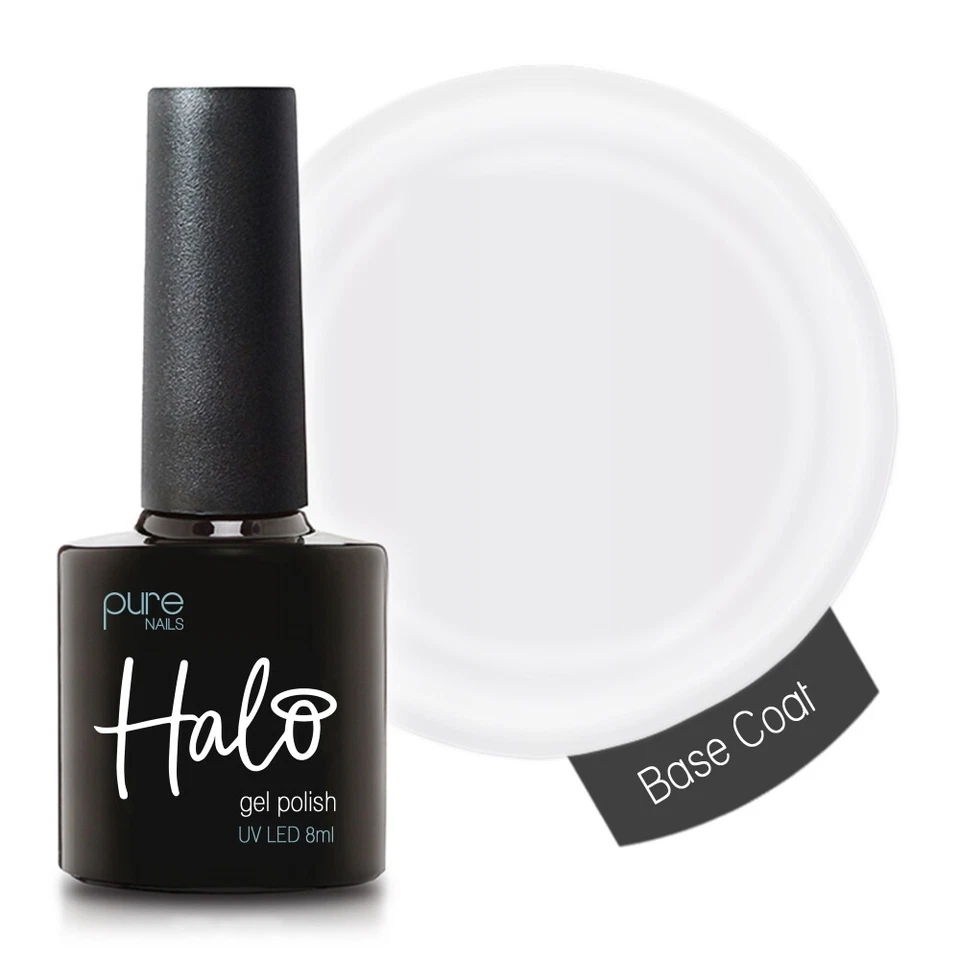 Halo Gel Polish HEMA Free Base Coat 8ml or 15ml - FAST FREE DELIVERY