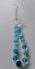 Cute phone charm teddy bear phone strap mobile phone chain cute Blue