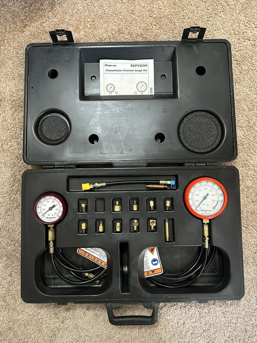 Snap-On Tools (EEPV308A) Automatic Transmission Pressure Gauge Set