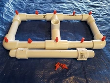 Clone Machine Bucket Inverted Spray Manifold w/ Riser EZ 360 Jets Sprayer 