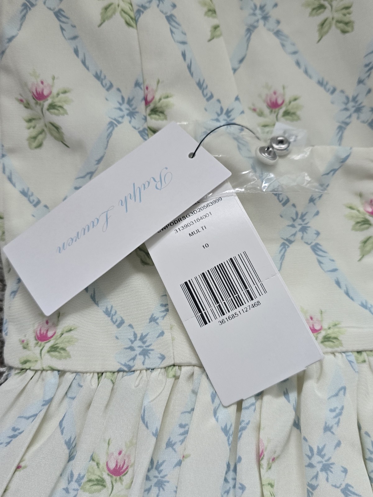 Ralph Lauren Floral Silk Dress Sold Out  549£ Rare Girls size 10 years 140 cm 🌼 image 7