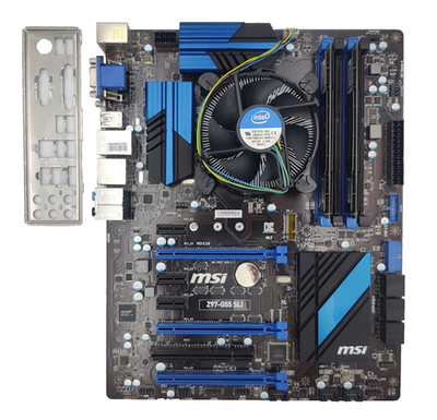 MSI Z97-G55 SLI Motherboard Intel i5-4690K CPU + CPU FAN + 16GB RAM
