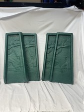 Lot of 4 Down Spout Splash Guards 24inch long Green Plastic stone USA Made