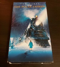 The Polar Express (VHS, 2005) Tom Hanks CGI Animated Christmas Late Release