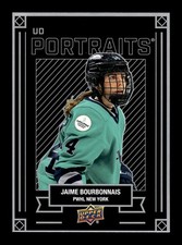 5-11-18 PWE . pwhl . 2024 upper deck ud portraits . #p-11 jaime bourbonnais
