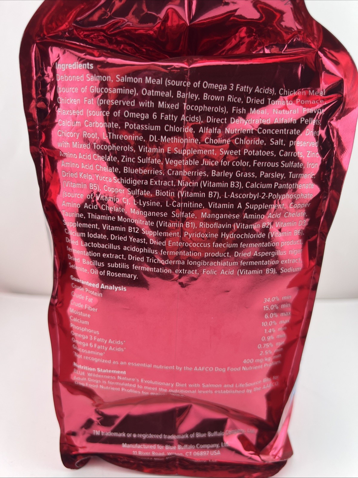 Blue Buffalo Wilderness Evolutionary Diet SALMON Dry Dog Food 4.5 Lbs -FREE SHIP