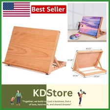 Wood Drafting Easel 16.5x12.1 Drawing & Sketch Board, Adjustable, Stable