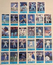 1986 Performance Printing Texas Rangers - complete set of 28 cards - near mint