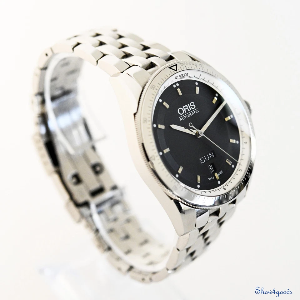 Oris Artix Gt Automatic Day Date Ref 01 735 7662 4174-07 8 21 85 Full Set 2017 - image 3 of 4