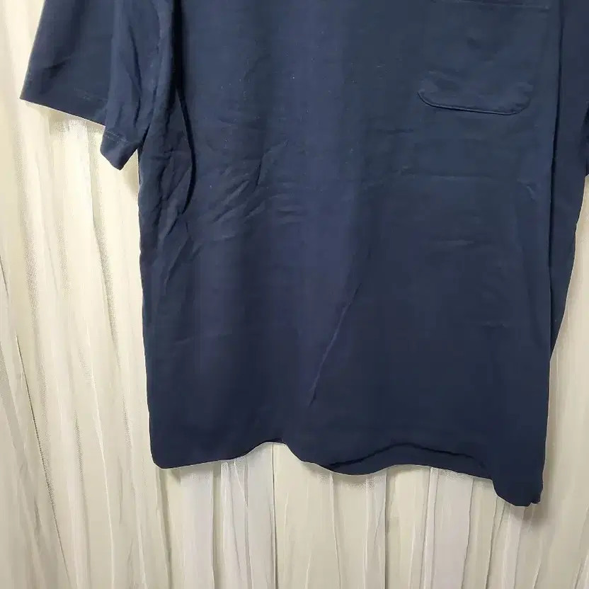 Lacoste Navy Cotton Short Sleeve T-Shirt, Size M