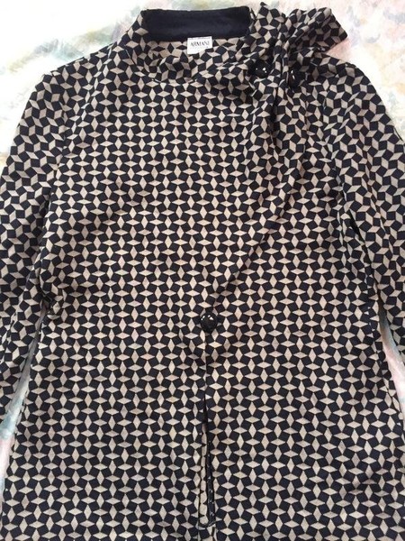 Women Armani Collezioni Sweater Grey Cotton 38 / M