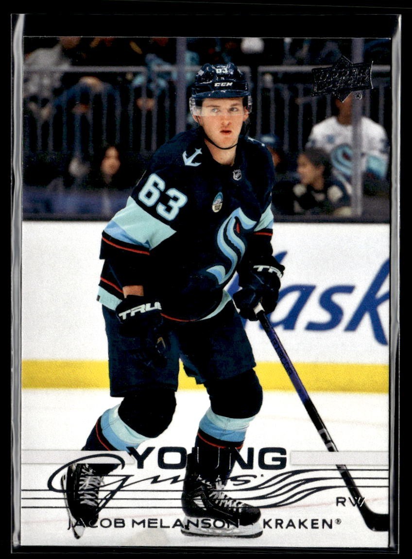 2025-26 Upper Deck Series 1 Young Guns #230 Jacob Melanson Rookie RC