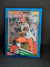 2025 Score Football Blue Glitter 169/399 Nick Chubb #19