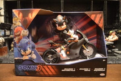Sonic The Hedgehog 3 Shadow and Motorcycle Jakks Pacific 5'' Figure NIB