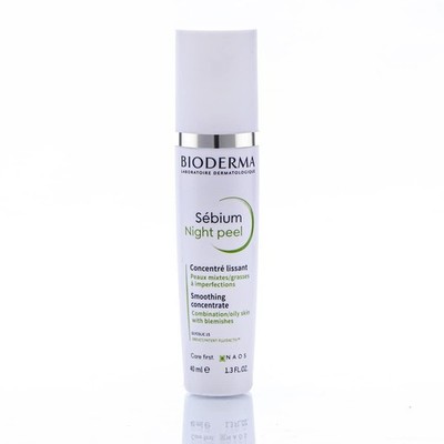Bioderma Sebium Night Peel Smoothing Concentrate 40ml Skin Refining Treatment