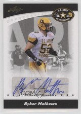 2011 Leaf US Army All-American Bowl Ryker Mathews #BA-RM1 Auto 0af