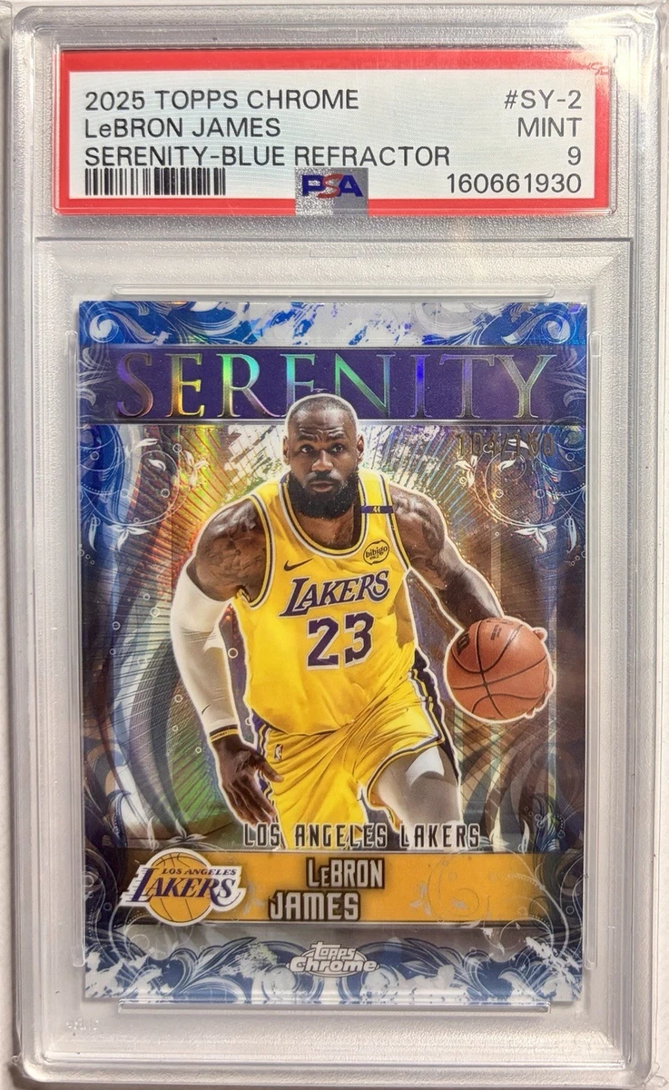 Topps LeBron James Basketball Serial Numbered Sports Trading Cards