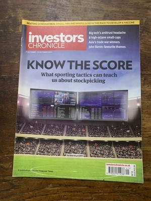 Investors Chronicle Know The Score 9 October - 15 October 2020